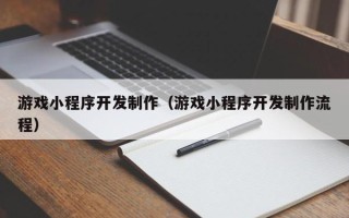 柳林游戏小程序开发制作（游戏小程序开发制作流程）
